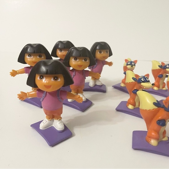 2006 Dora the Explorer and Swiper Figures Cake Toppers Toys - Picture 2 of 16